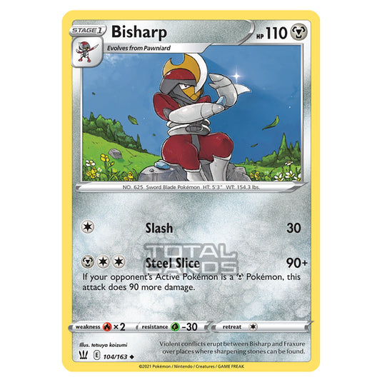 Pokemon - Sword & Shield - Battle Styles - Bisharp - 104/163