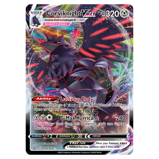 Pokemon - Sword & Shield - Battle Styles - Corviknight VMAX - 110/163