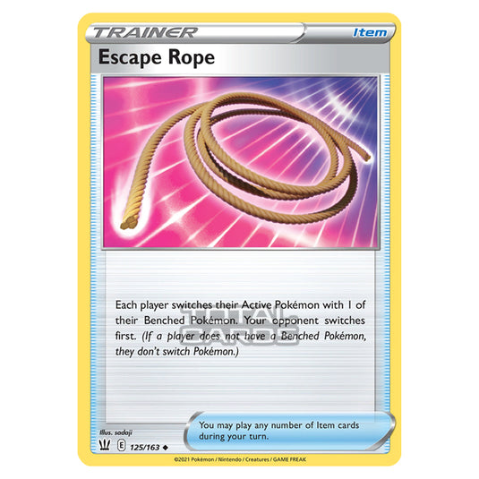 Pokemon - Sword & Shield - Battle Styles - Escape Rope - 125/163