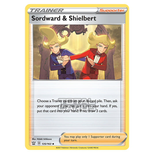 Pokemon - Sword & Shield - Battle Styles - Sordward and Shielbert - 135/163