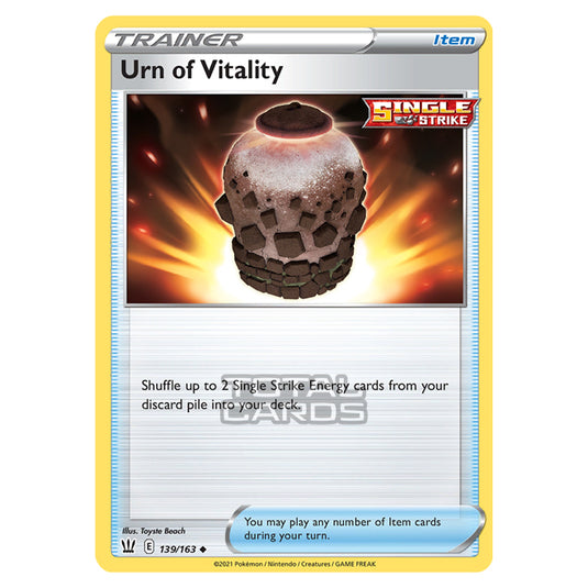 Pokemon - Sword & Shield - Battle Styles - Urn of Vitality - 139/163