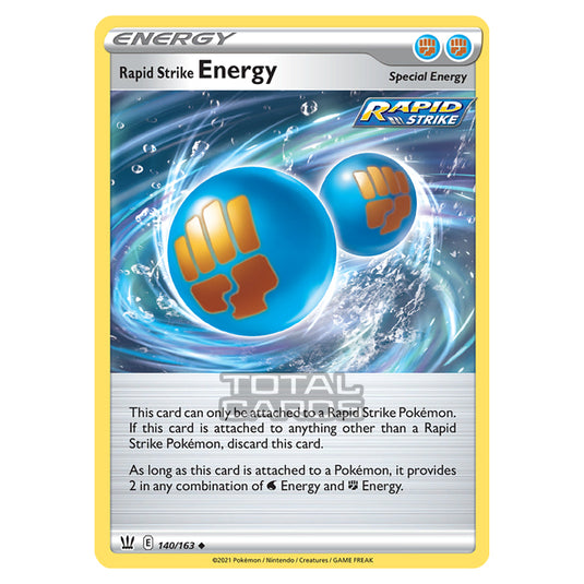 Pokemon - Sword & Shield - Battle Styles - Rapid Strike Energy - 140/163