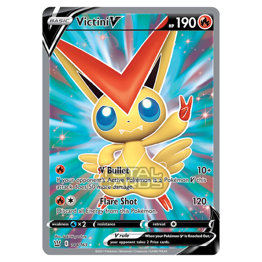 Pokemon - Sword & Shield - Battle Styles - Victini V - 144/163