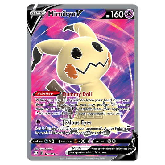 Pokemon - Sword & Shield - Battle Styles - Mimikyu V - 148/163