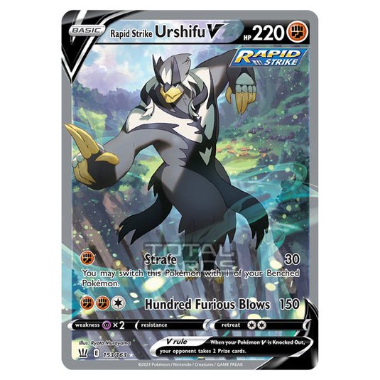 Pokemon - Sword & Shield - Battle Styles - Rapid Strike Urshifu V - 153/163