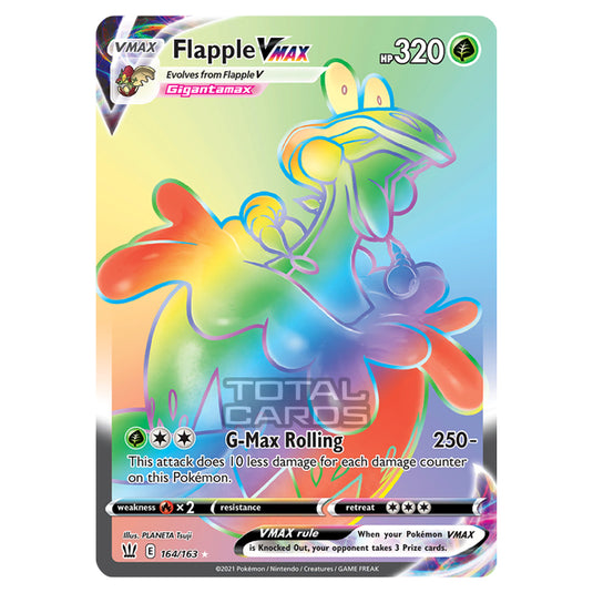 Pokemon - Sword & Shield - Battle Styles - Flapple VMAX - 164/163