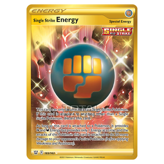 Pokemon - Sword & Shield - Battle Styles - Single Strike Energy - 183/163