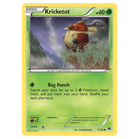 Pokemon - XY - BREAKpoint - Kricketot - 5/122