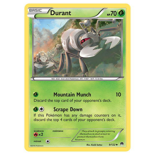 Pokemon - XY - BREAKpoint - Durant - 9/122