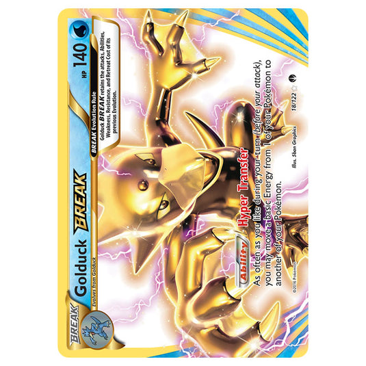 Pokemon - XY - BREAKpoint - Golduck BREAK - 18/122