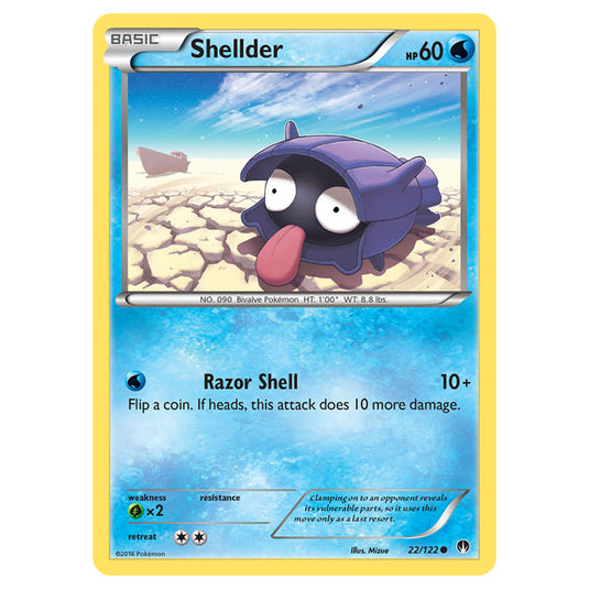 Pokemon - XY - BREAKpoint - Shellder - 22/122