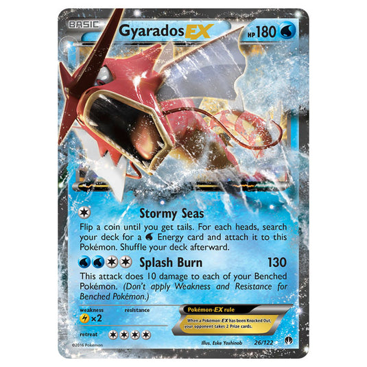 Pokemon - XY - BREAKpoint - Gyarados-EX - 26/122