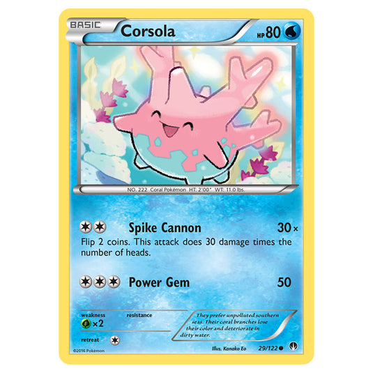 Pokemon - XY - BREAKpoint - Corsola - 29/122