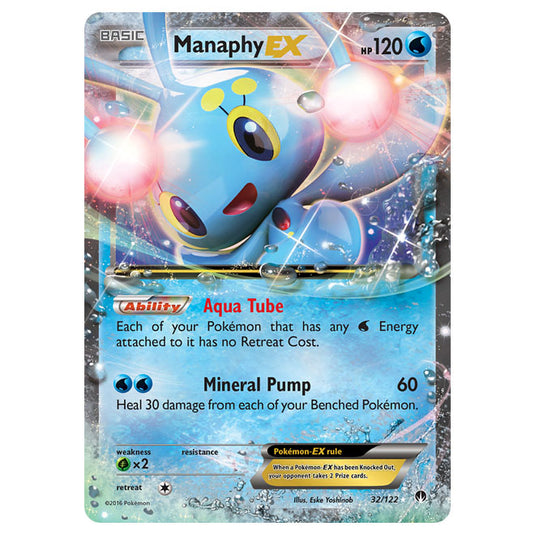 Pokemon - XY - BREAKpoint - Manaphy-EX - 32/122