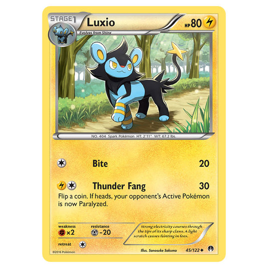 Pokemon - XY - BREAKpoint - Luxio - 45/122