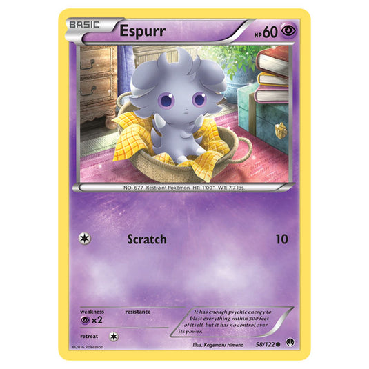 pokemon card espurr Pokemon Trading Card Game XY BREAKpoint Single Card Common Espurr 58