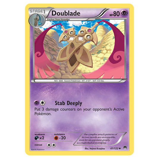 Pokemon - XY - BREAKpoint - Doublade - 61/122