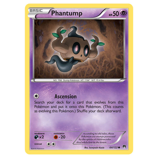 Pokemon - XY - BREAKpoint - Phantump - 64/122