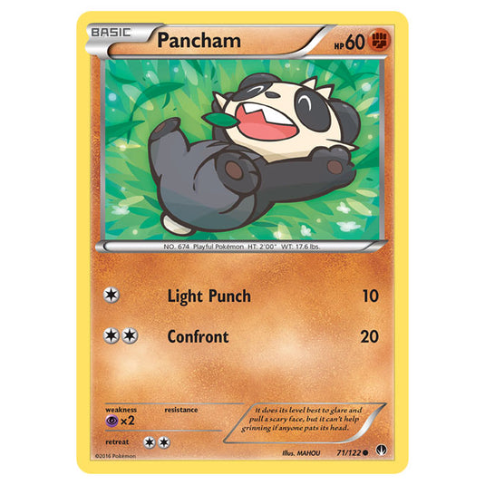 Pokemon - XY - BREAKpoint - Pancham - 71/122