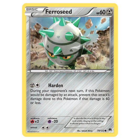 Pokemon - XY - BREAKpoint - Ferroseed - 79/122