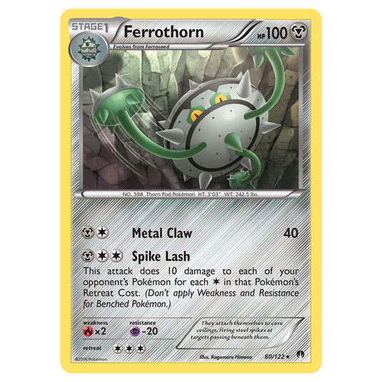 Pokemon - XY - BREAKpoint - Ferrothorn - 80/122
