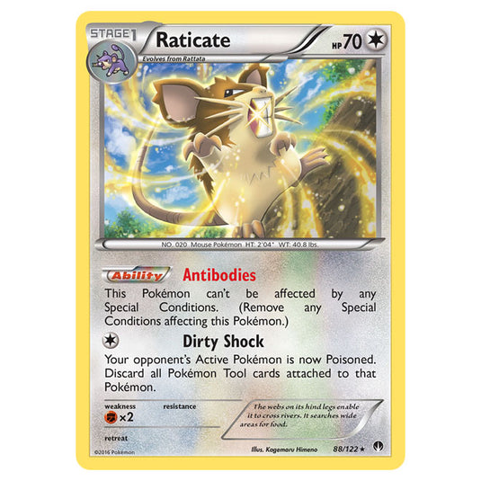 Pokemon - XY - BREAKpoint - Raticate - 88/122