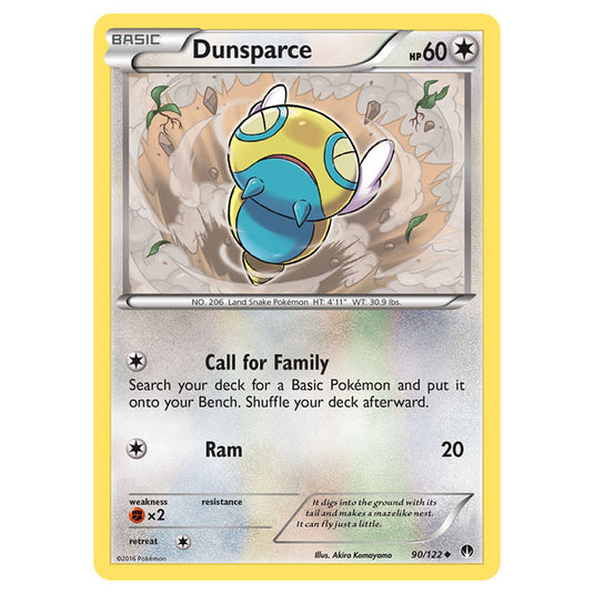 Pokemon - XY - BREAKpoint - Dunsparce - 90/122