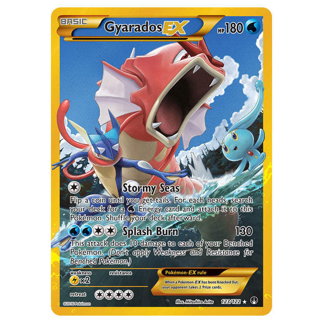 Pokemon - XY - BREAKpoint - Gyarados-EX - 123/122 Pokemon - XY - BREAKpoint - Gyarados-EX - 123/122