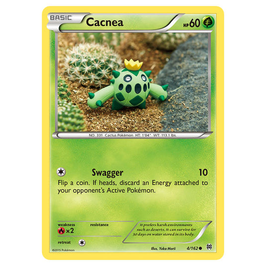 Pokemon - XY - BREAKthrough - Cacnea - 4/162