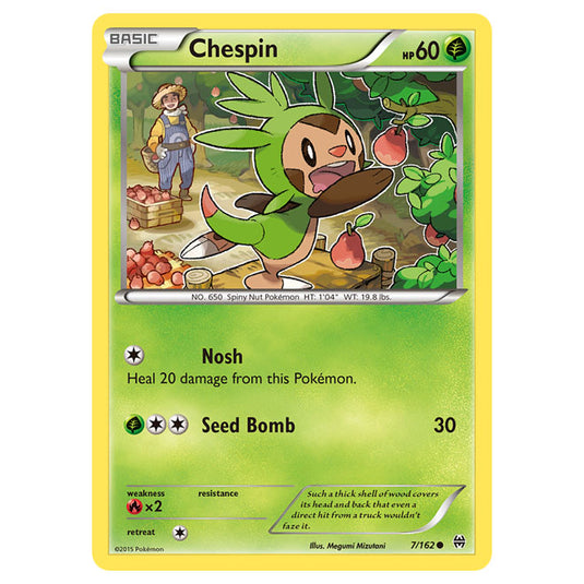 Pokemon - XY - BREAKthrough - Chespin - 7/162