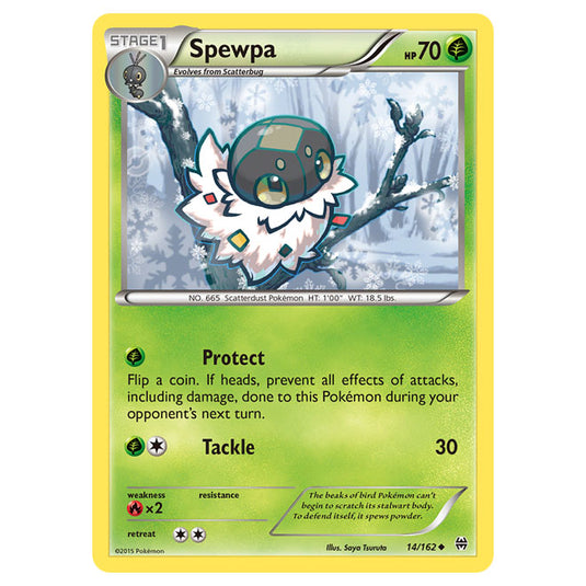 Pokemon - XY - BREAKthrough - Spewpa - 14/162