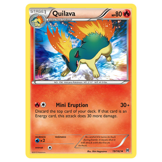 Pokemon - XY - BREAKthrough - Quilava - 19/162