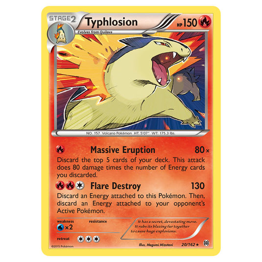 Pokemon - XY - BREAKthrough - Typhlosion - 20/162