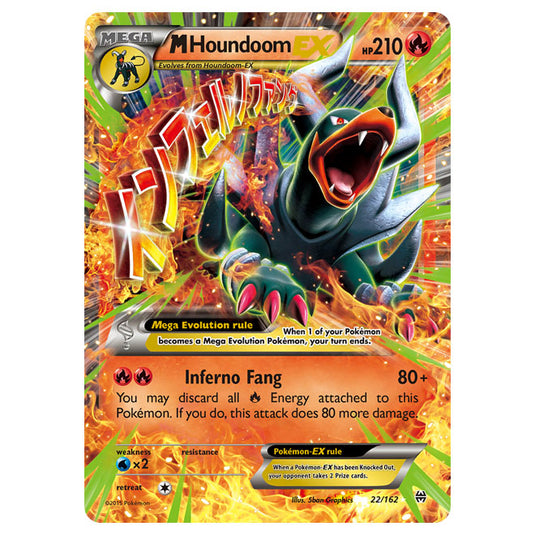 Pokemon - XY - BREAKthrough - M Houndoom-EX - 22/162