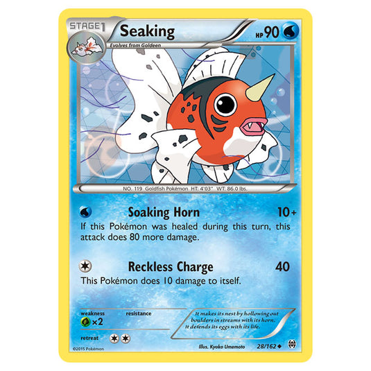 Pokemon - XY - BREAKthrough - Seaking - 28/162