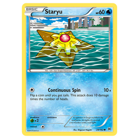 Pokemon - XY - BREAKthrough - Staryu - 29/162