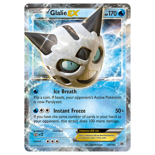 Pokemon - XY - BREAKthrough - Glalie-EX - 34/162