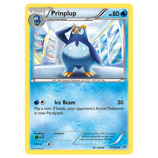 Pokemon - XY - BREAKthrough - Prinplup - 37/162