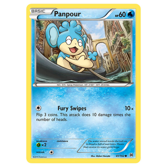 Pokemon - XY - BREAKthrough - Panpour - 41/162