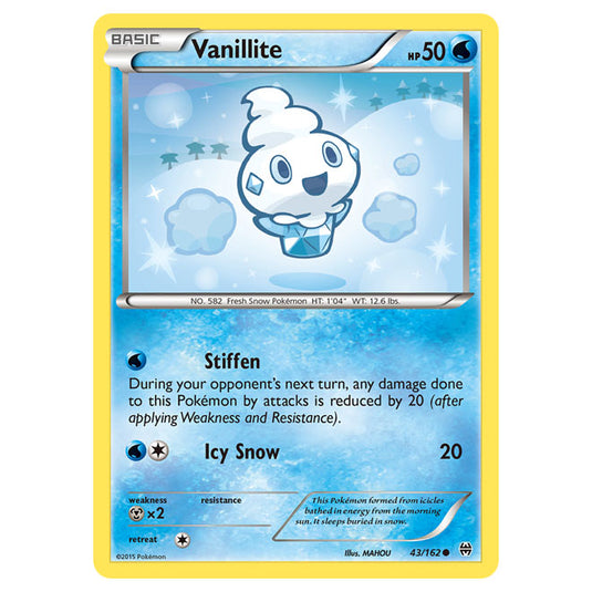 Pokemon - XY - BREAKthrough - Vanillite - 43/162