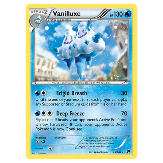 Pokemon - XY - BREAKthrough - Vanilluxe - 45/162