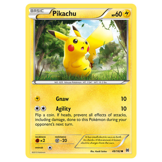 Pokemon - XY - BREAKthrough - Pikachu - 48/162