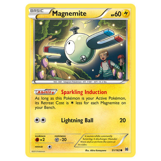 Pokemon - XY - BREAKthrough - Magnemite - 51/162 Pokemon - XY - BREAKthrough - Magnemite - 51/162