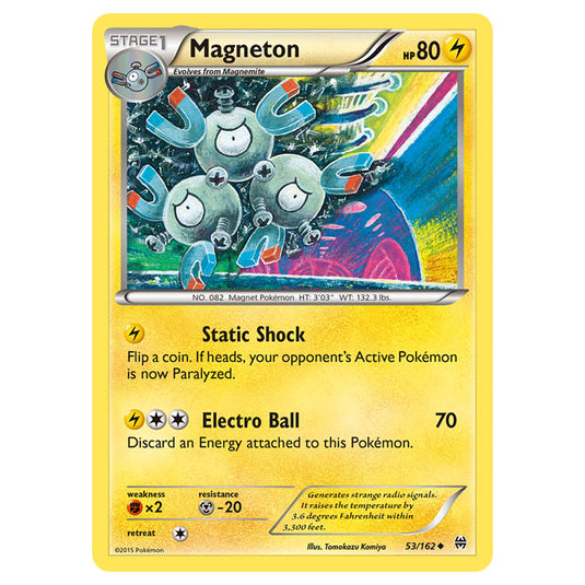 Pokemon - XY - BREAKthrough - Magneton - 53/162