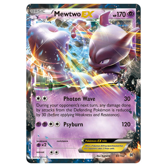 Pokemon - XY - BREAKthrough - Mewtwo-EX - 61/162