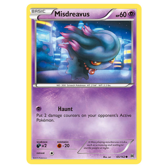 Pokemon - XY - BREAKthrough - Misdreavus - 65/162