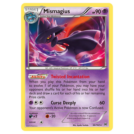 Pokemon - XY - BREAKthrough - Mismagius - 66/162
