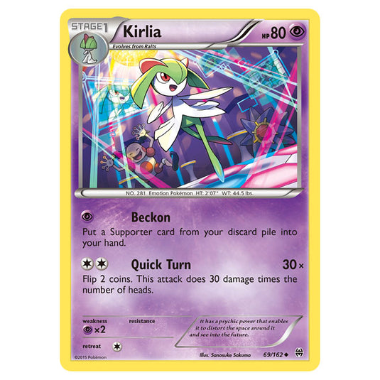 Pokemon - XY - BREAKthrough - Kirlia - 69/162