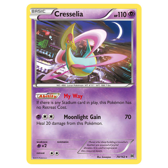 Pokemon - XY - BREAKthrough - Cresselia - 70/162