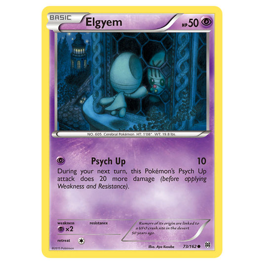 Pokemon - XY - BREAKthrough - Elgyem - 73/162